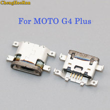 ChengHaoRan-10 Uds. De Conector Micro USB para MOTO G4 Plus XT1641 XT1644, mini conector de puerto de carga, 5 pines 2024 - compra barato