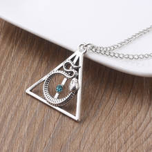 Deathly Hallows Snake Pendant Necklace Women Horcrux Nagini Crystal Choker Necklace Classic Movie Gifts 2024 - buy cheap