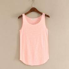 Tank Top  sleeveless Round Neck Loose Singlets Vest Crop Top   Summer  Women    Solid   Tops Women's Clothing Camisole 18JUN13 2024 - buy cheap