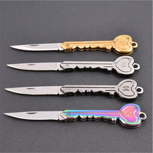 Knife Mini Key Opener Survive gadget Keychain Fold Pocket Keyring Ring Box Package Multi Tool Camp Outdoor Blade Letter Open kit 2024 - buy cheap