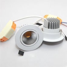 20X High Power 10W COB LED Dimmable downlight, 10W cob led ceiling lamps DHL Free shipping 2024 - buy cheap