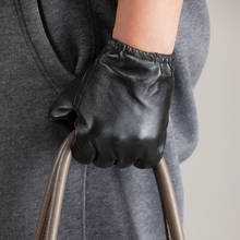 Leather Gloves for Men winter Fashion Gloves Mens Sheepskin Warm Plus Velvet Warm Driving Gloves Male Mittens Free Shipping 2024 - buy cheap
