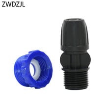 Male Thread 1/2 to 8/11 hose Connector Lock Nut 3/4 TO 3/8" Drip irrigation Watering Hose Tap joint 40pcs 2024 - buy cheap