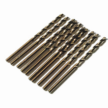 10PCS/SET 4.0mm diameter CNC grinded HSS M35 Co5% twist drill bits SS Drilling straight Shank for SS/steel/cast steel iron alum 2024 - buy cheap