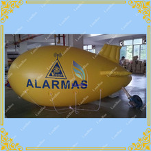 4m/13ft Long  Yellow Inflatable Airship ,Advertising Blimp,Inflatable Zeppelin with your LOGO for Different Events 2024 - buy cheap