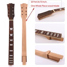 custom order Guitar Neck 22 Fret One Piece Mahogany 24.75 Inch For Set in Style LP 2024 - buy cheap