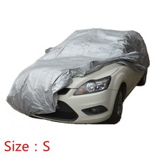 Size S Waterproof Full Car Cover Sun UV Snow Dust Rain Resistant Protection Gray 2024 - buy cheap