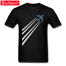 Simple Plane T Shirt Short Sleeve 100% Cotton Fashion Tops & Tees Top Quality Sky Simplified Aircraft Pilot SpaceX Tshirt Men 2024 - buy cheap