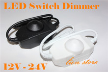 1Pcs New Mini LED Brightness Adjust Switch Dimmer Controller for 3528 5050 5630 Single Color LED Strip Light 12V - 24V 2024 - buy cheap
