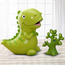 Elimeim-hucha de dinosaurio de resina para decoración del hogar, Caja de Ahorro de dibujos animados, accesorios de regalo para niñas y niños 2024 - compra barato