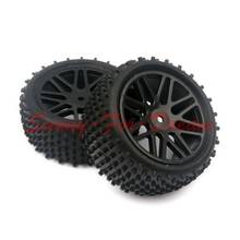 4pcs 1/10 HSP Off-Road Buggy Front Rear Wheel Rims Tyres Tires Sponge 66020-66040 2024 - buy cheap