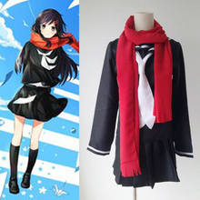 sailor suit japanese anime kagerou project mekakucity actors cosplay costume tateyama ayano uniform full set top+skirt+tie+scarf 2024 - buy cheap