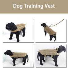 600D Nylon MOLLE Dog Training Vest Clothes Tactical Military Training Harness On For Hunting Walking Hiking Police Dog Pet Dog 2024 - buy cheap