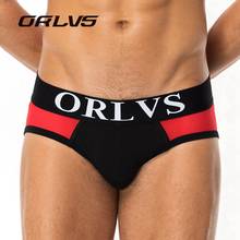 ORLVS Men Underwear mesh Breathable Sexy Men Briefs Mens Slip Cueca Gay Male Panties Underpants Briefs Gay penis Cotton 2024 - buy cheap