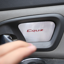 Наклейки из нержавеющей стали для внутренней двери Chevrolet Cruze sedan Хэтчбек 2009-2012, 4 шт., автомобильные аксессуары 2024 - купить недорого