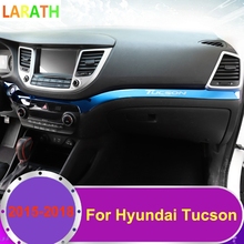 Tira de decoración para salpicadero de coche, Hyundai Tucson accesorio para 2015-2018, nuevo, de acero inoxidable, 20 estilos 2024 - compra barato