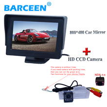 For  Chevrolet Cruze hatchback bring the wide angle glass lens car reversing  camera and 4.3"hd display monitor 2024 - buy cheap