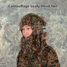 Sniper Tactical Camouflage Headvie Hood for Ghillie Suit Ghilly Hunting Airsoft Paintball Fishing Mosquito Net Head Cover 2024 - buy cheap