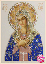 5d Diy Алмазная картина крестиком религиозная икона лидера Алмазная мозаика настоящая религиозная Мэри Алмазная вышивка Стразы 2024 - купить недорого