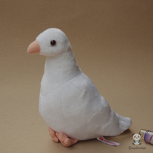 Kids Toys Birthday Gifts Cute Birds WHite Pigeons Dolls  Kawaii Plush  Animals Toy Shops 2024 - buy cheap