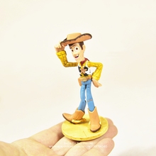 Disney-figuras de acción de Toy Story 3, Woody Q, modelos de PVC de 9,5 cm, juguetes para niños, regalo 2024 - compra barato