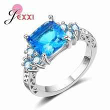 Top Sale Promise Ring for Women Wedding Engagement 925 Sterling Silver and Cubic Zircon Stone Bridal Jewelry Bijoux 2024 - buy cheap