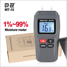 RZ Wood Water Moisture Meter Portable Digital Handheld Wood Humidity Tools Timber Hygrometer 1~99% Wood Moisture Tester MT15 2024 - buy cheap