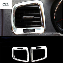 Stainless Steel Sticker Front Air Conditioning Outlet Decoration Cover for 2009-2015 OPEL Insignia G09 / for Vauxhall Insignia 2024 - buy cheap