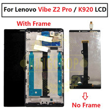 For 6.0" Lenovo Vibe Z2 Pro K920 LCD Display Touch Screen Digitizer Assembly With Frame For Lenovo K920 Display Replacement 2024 - buy cheap