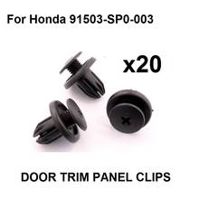 20x For Honda 91503-SP0-003 Bumper, Grille, Sideskirt, Undertray etc Plastic Trim Panel Clips 2024 - buy cheap