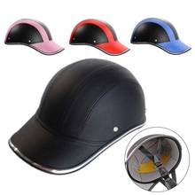 Шлем бейсбольная кепка ABS + PU защитная одежда защитные снаряжение мотоциклетный шлем Спорт на открытом воздухе полуоткрытые шлемы 2024 - купить недорого