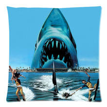 Jaws Decorative Cushion Cover Sofa Car Chair Home Decor Cotton Linen Throw Pillow Case Almofadas 45X45CM 2024 - buy cheap