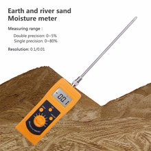 Портативный Высокочастотный измеритель влажности почвы DM300L измеритель влажности песка измеритель влажности угльного порошка тестер влажности 0%-80% 2024 - купить недорого