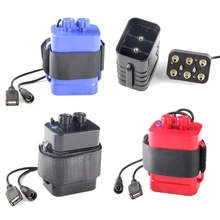 DC 8.4V USB 5V 6x 18650 Battery Storage Case Box For Bike LED Light Cell Phone 2024 - buy cheap