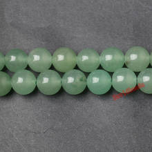 Factory price Natural Stone Green Aventurine Round Loose Beads 16" Strand 6 8 10 12 MM Pick Size For Jewelry Making 2024 - buy cheap