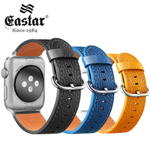 Eastar 8 Color Leather Watchband for Apple Watch Band Series 4/3/2/1 Bracelet 42 mm 38 mm Strap For iwatch 5/4 Band 40mm 44mm 2024 - buy cheap