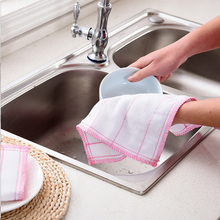 5 pçs algodão gaze pano de limpeza pano absorvente lavar janelas toalha de cozinha pano de prato toalhas de multiuso pano 2024 - compre barato