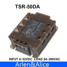 50DA TSR-50DA Three-phase SSR input 4-32V DC load 24-380V AC single phase AC solid state relay 2024 - buy cheap