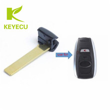 KEYECU-Hoja de llave de control remoto inteligente, para Subaru BRZ WRX STI Legacy Outback XV Crosstrek 2024 - compra barato