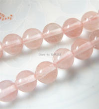 Beautiful 6mm Pink Watermelon Tourmaline Chalcedony Round loose Beads Fashion Jewelry Semi-Precious Stone 15" "Wholesale Price 2024 - buy cheap