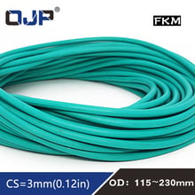 1PC Fluorine rubber Ring Green FKM O ring Seal OD115/120/125/130/140/145/150/230*3mm Rubber O-Ring Seal Ring Fuel Gaskets Washer 2024 - buy cheap