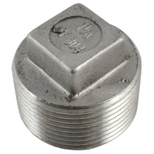 MEGAIRON BSPT 1-1/4" DN32 Stainless Steel SS304 Threaded Male Malleable Square Head Pipe Plug For Water Gas Oil 2024 - buy cheap