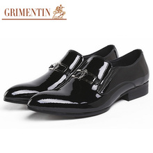 Итальянские Модные Мужские модельные туфли из натуральной лакированной кожи; черные свадебные мужские туфли; 2019 2024 - купить недорого