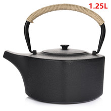 Conjunto de bule de chá de ferro fundido, bule japonês, chaleira tetsubin, acessório para bebidas, ferramentas kungfu, coador de aço inoxidável, chaleira de chá de l, venda imperdível 2024 - compre barato