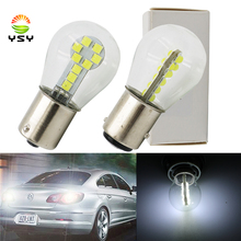 P21W LED ba15s 1156 1157 BAY15D 3030 18SMD led filament car light Glass S25 vehicle reverse turning bulb lamp Turn Signal DRL 2024 - buy cheap