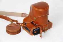 Bottom Opening Luxury PU leather Video Camera Case Bag Cover For Fujifilm Fuji XT2 XT-2 XT3 18-55mm lens with Shoulder strap 2024 - buy cheap