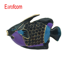 Earofcorn  Available Enamel Fish Brooches Women Clownfish  Vintage Creative Animal  Vivid Jewelry Gift 2024 - buy cheap