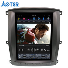 Android 7.1 Car GPS Navigation For TOYOTA LAND CRUISER LC100 2003-2007 headunit multimedia radio tape recorder 4K Tesla style 2024 - buy cheap