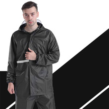Adult Raincoat Suit Impermeable Women/Men Hooded Motorcycle Poncho Motorcycle Rainwear L-4XL Hiking Fishing Rainwear Set 2024 - buy cheap