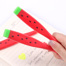 Cute Watermelon Gel Pens Kawaii 0.38mm Black Ink Pen Canetas School Student Office Stationery Material Escolar 2024 - buy cheap
